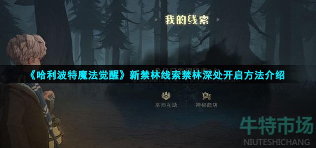 《哈利波特魔法觉醒》新禁林线索禁林深处开启方法介绍