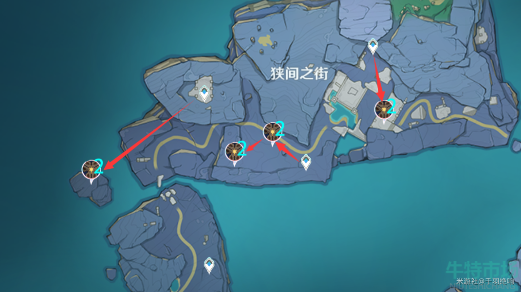 《原神》混沌真眼全收集路线图