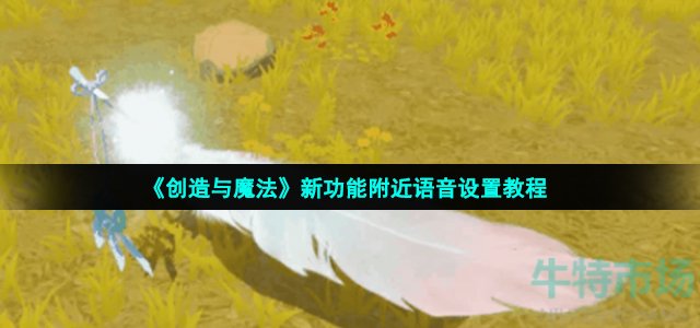 《创造与魔法》新功能附近语音设置教程