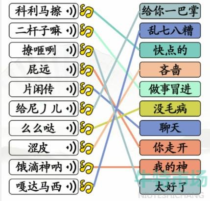 《汉字找茬王》连线关中通关攻略