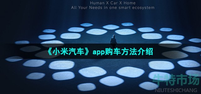 《小米汽车》app购车方法介绍