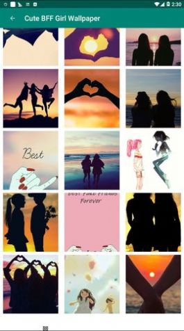 BFF Girl Wallpaper截图