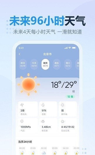 云云天气截图