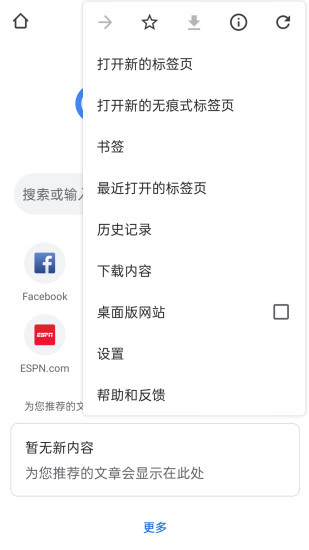 谷歌浏览器中文版截图